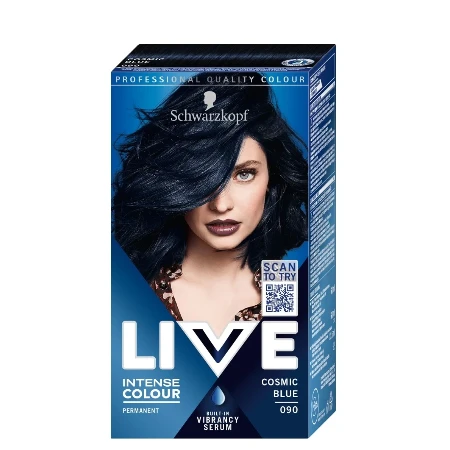 SCHWARZKOPF LIVE COLOR GEL BOJA ZA KOSU 090 COSMIC BLUE