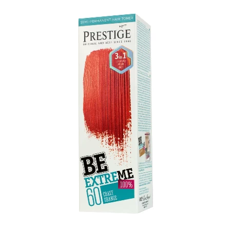 BE EXTREME BOJA ZA KOSU 60 CRAZY ORANGE