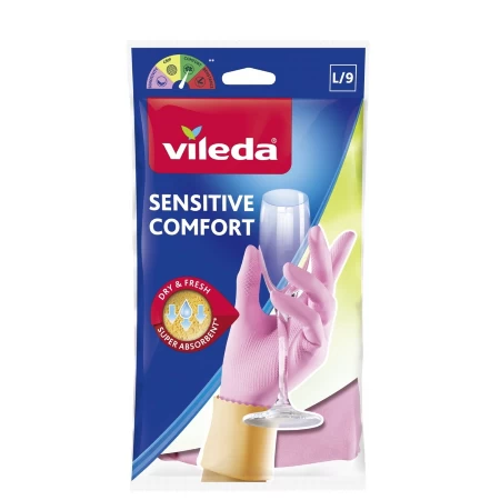 VILEDA RUKAVICE SENSITIVE L