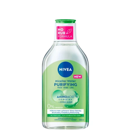 NIVEA VISAGE MICELARNA VODA 400ML 3 U 1 ZA NORMALNU I MEŠOVITU KOŽU 82581