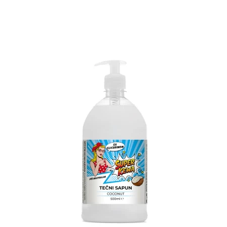 SUPER KEWA TEČNI SAPUN 500ML KOKOS