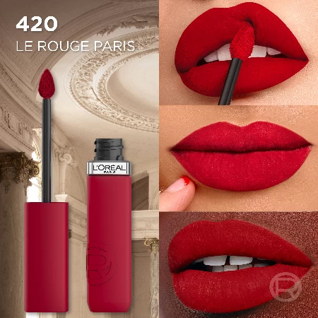 LOREAL TEČNI RUŽ INFAILLIBLE MATTE RESISTANCE 420