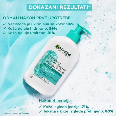 GARNIER SKIN NATURALS HYALURONIC ALOE GEL ZA ČIŠĆENJE LICA 200ML KREMASTI- SA PUMPICOM
