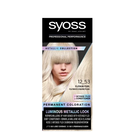 SYOSS BOJA ZA KOSU 12-53 PLATINUM PEARL