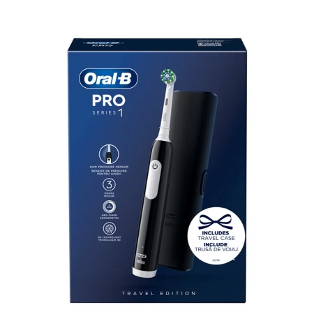 ORAL B ČETKICA ELEKTRIČNA PRO SERIES 1 + FUTROLA ZA PUTOVANJE