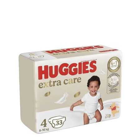 HUGGIES PELENE EXTRA CARE 4 8-16KG 33KOM