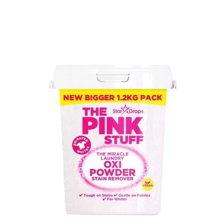 THE PINK STUFF THE MIRACLE PRAŠAK 1,2KG ODSTRANJIVAČ FLEKA ZA BELU ODEĆU-VEGANSKI PROIZVOD