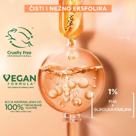 GARNIER SKIN NATURALS MICELARNA VODA 400ML SA EFEKTOM BLAGOG PILINGA
