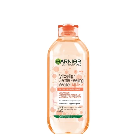 GARNIER SKIN NATURALS MICELARNA VODA 400ML SA EFEKTOM BLAGOG PILINGA