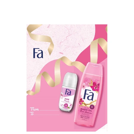 FA SET W.PINK PASSION (ROLL-ON 50ML+SHOWER GEL 250ML)