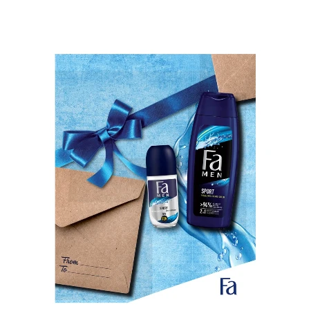FA SET MEN SPORT (ROLL-ON 50ML+SHOWER GEL 250ML)
