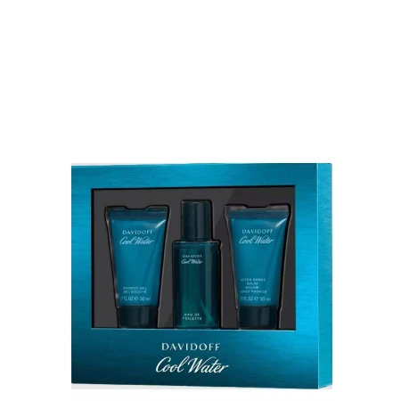 DAVIDOFF COOL WATER MAN SET(EDT 40ML + SHOWER GEL 50ML + AFTER SHAVE BALM 50ML)178311