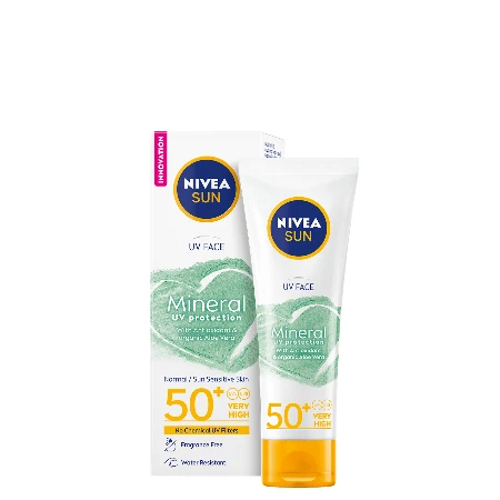 NIVEA SUN KREMA UV MINERAL ZA ZAŠTITU KOŽE LICA SPF50+ 50ML 85692