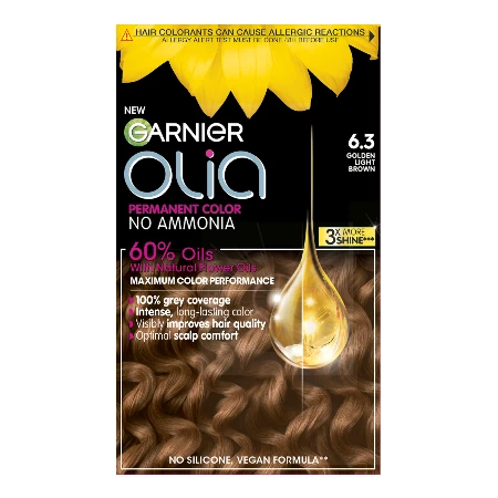 GARNIER OLIA BOJA ZA KOSU 6.3 ZLATNO SVETLO SMEĐA