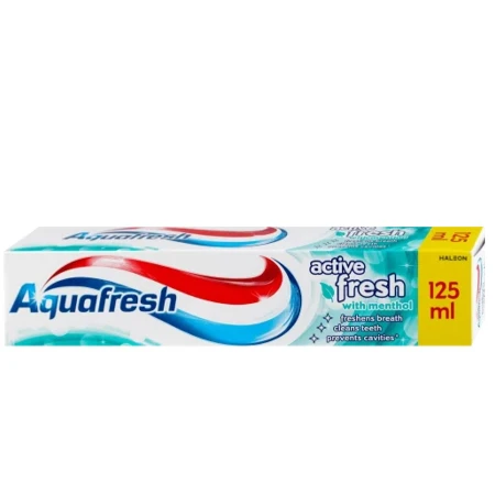 AQUAFRESH PASTA ACTIVE FRESH 125ML MENTHOL