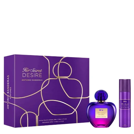 ANTONIO BANDERAS SET W.HER SECRET DESIRE(TOALETNA VODA 80ML+DEO 150ML)