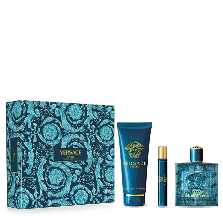 VERSACE EROS SET (EDT 100ML+SHOWER GEL 150ML+SPRAY 10ML) MEN 7400634