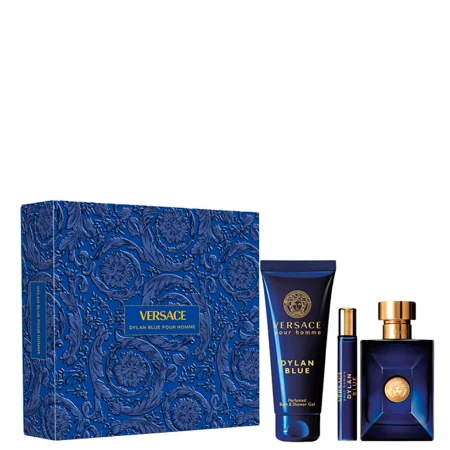 VERSACE DYLAN BLUE SET(EDT 100ML+SHOWER GEL 150ML+EDT 10ML) MEN 7210634