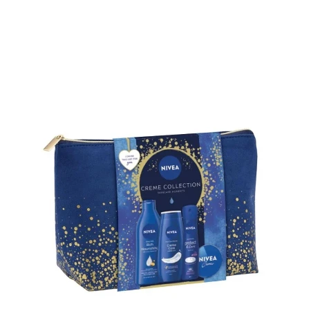 NIVEA SET W 60064087 CREME COLLECTION(KREMA 75ML+MLEKO 400ML+DEO 150ML+GEL 250ML)NESESER