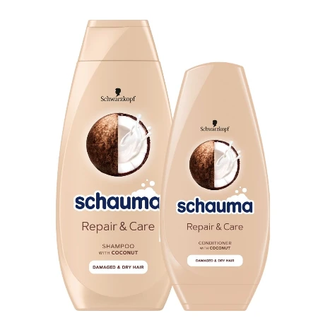 SCHAUMA DUO PACK (ŠAMPON 400ML+REGENERATOR 200ML) REPAIR&CARE