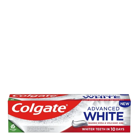 COLGATE PASTA 75ML ADVANCED WHITE BAKING SODA&ASH