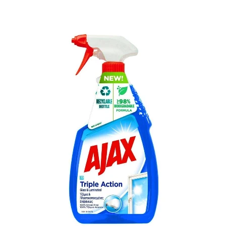 AJAX SPREJ ZA STAKLA 750ML TRIPLE ACTION FRESH