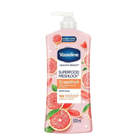 VASELINE LOSION ZA TELO 500ML SUPERFOOD GRAPEFRUIT PUMPICA