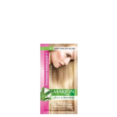 MARION COLOR ŠAMPON 40ML ALOE&KERATIN 51 LIGHT PEARL BLOND