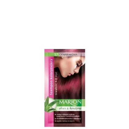 MARION COLOR ŠAMPON 40ML ALOE&KERATIN 57 DARK CHERRY