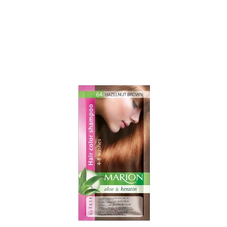 MARION COLOR ŠAMPON 40ML ALOE&KERATIN 64 HAZELNUT BROWN