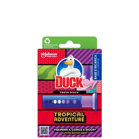 DUCK WC FRESH DISC 36ML TROPICAL ADVENTURE