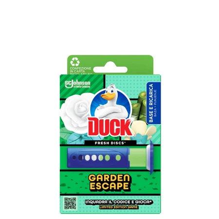 DUCK WC FRESH DISC 36ML GARDEN ESCAPE