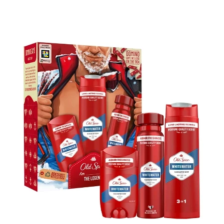 OLD SPICE SET WHITEWATER(GEL ZA TUŠIRANJE&ŠAMPON 250ML+DEO 150ML+STIK 50ML)