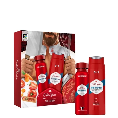 OLD SPICE SET WHITEWATER(GEL ZA TUŠIRANJE&ŠAMPON 250ML + STIK 50ML)