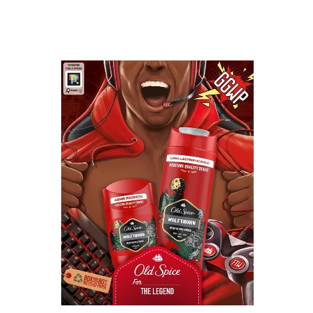 OLD SPICE SET WOLFTHORN(GEL ZA TUŠIRANJE&ŠAMPON 250ML + STIK 50ML)