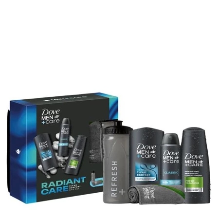 DOVE SET MEN RADIANT CARE (GEL ZA TUŠIRANJE 250ML+ŠAMPON 250ML+DEO 150ML+FLAŠICA+PEŠKIR)