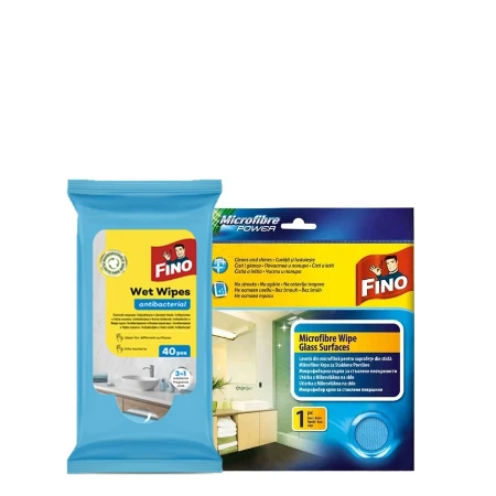 FINO KRPA MIKROFIBER ZA STAKLO 36CM X 38CM