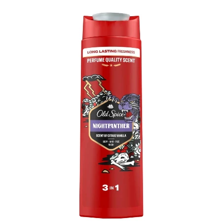 OLD SPICE GEL ZA TUŠIRANJE 400ML 3IN1 NIGHTPANTHER