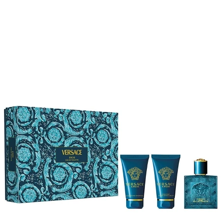 VERSACE EROS SET(EDT 50ML+SHOWER GEL 50ML+AFTER SHAVE BALM 50ML) MEN 7400614