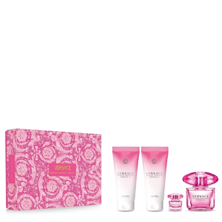 VERSACE BRIGHT CRYSTAL ABSOLU SET(EDP 90ML+SHOWER GEL 100ML+BODY LOSION 100ML+EDP 5ML)5110634