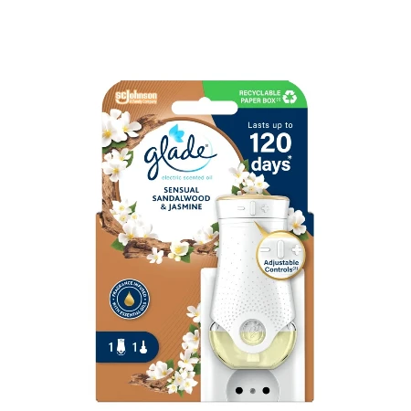 GLADE ELEKTRIČNI KOMPLET 20ML SANDALWOOD&JASMINE