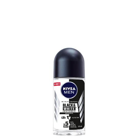 NIVEA ROLL-ON MEN 50ML BLACK&WHITE INVISIBLE 82245