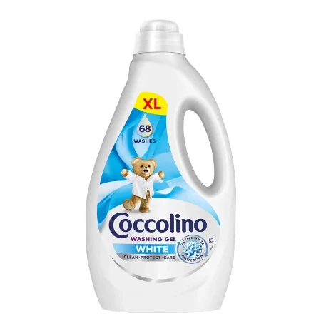 COCCOLINO TEČNI DETERDŽENT 2,72L CARE WHITE / 68 PRANJA