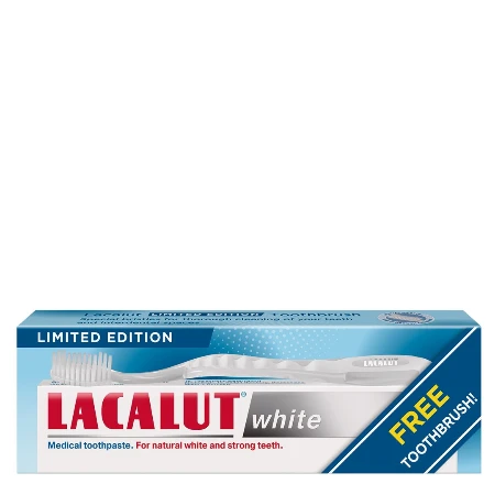 LACALUT PASTA 75ML WHITE + ČETKICA