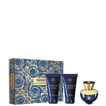 VERSACE DYLAN BLUE POUR FEMME SET(EDP 50ML+BODY LOSION 50ML+SHOWER GEL 50ML)7020674