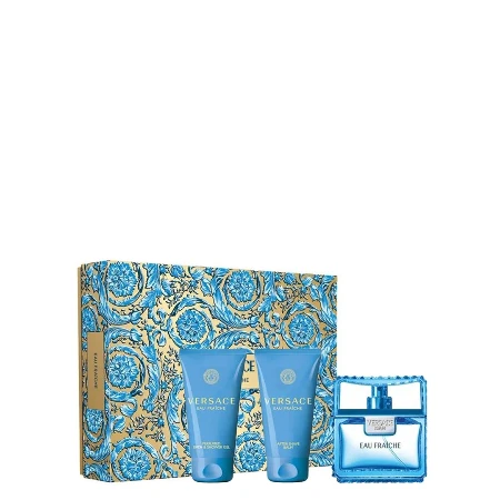 VERSACE EAU FRAICHE SET MEN(EDT 50ML+AFTER SHAVE 50ML+SHOWER GEL 50ML)V5000674