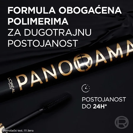 LOREAL MASKARA VOLUME MILLION LASHES PANORAMA ALL NIGHT BLACK