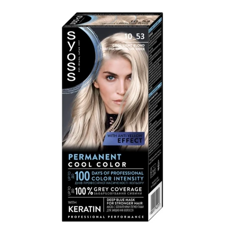 SYOSS BOJA ZA KOSU 10-53 COOL LIGHT BLOND
