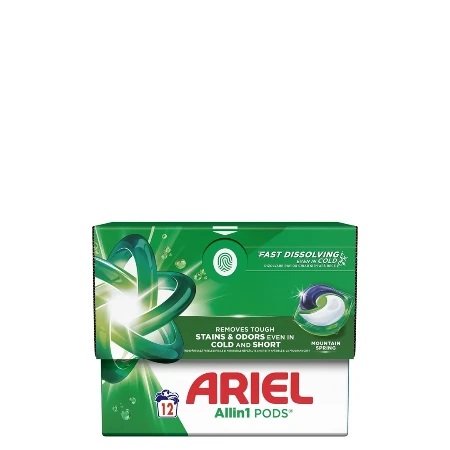 ARIEL KAPSULE ZA PRANJE VEŠA ALL-IN-1 12KOM MOUNTAIN SPRING
