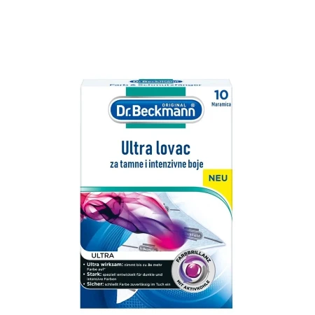 DR.BECKMANN ULTRA LOVAC NA BOJE - ZA TAMAN VEŠ 10KOM